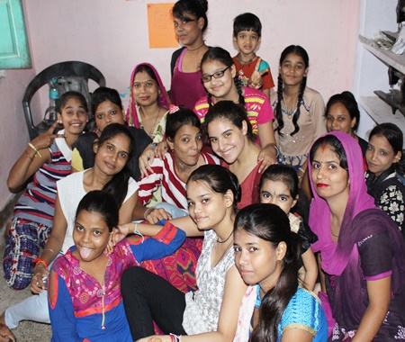 Programa de empoderamento feminino e educação de meninas em Jaipur