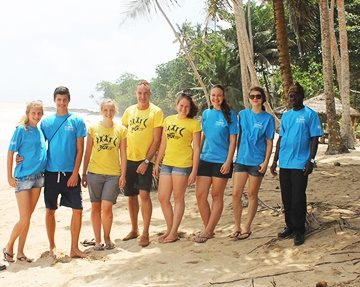 Programma di conservazione della spiaggia in Ghana