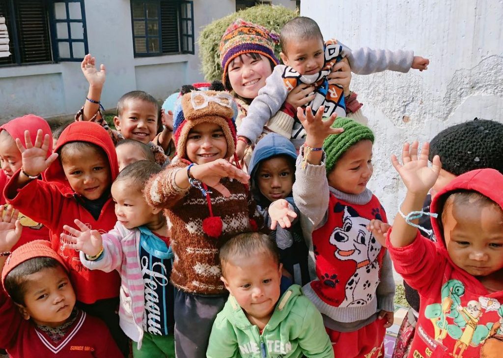 childcare volunteering in Nepal