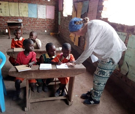 Programma di insegnamento volontario in Uganda