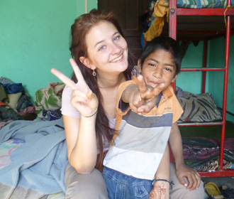 Volunteer in a childcare project in Nepal