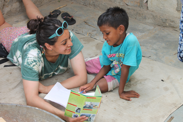 teaching volunteer in india